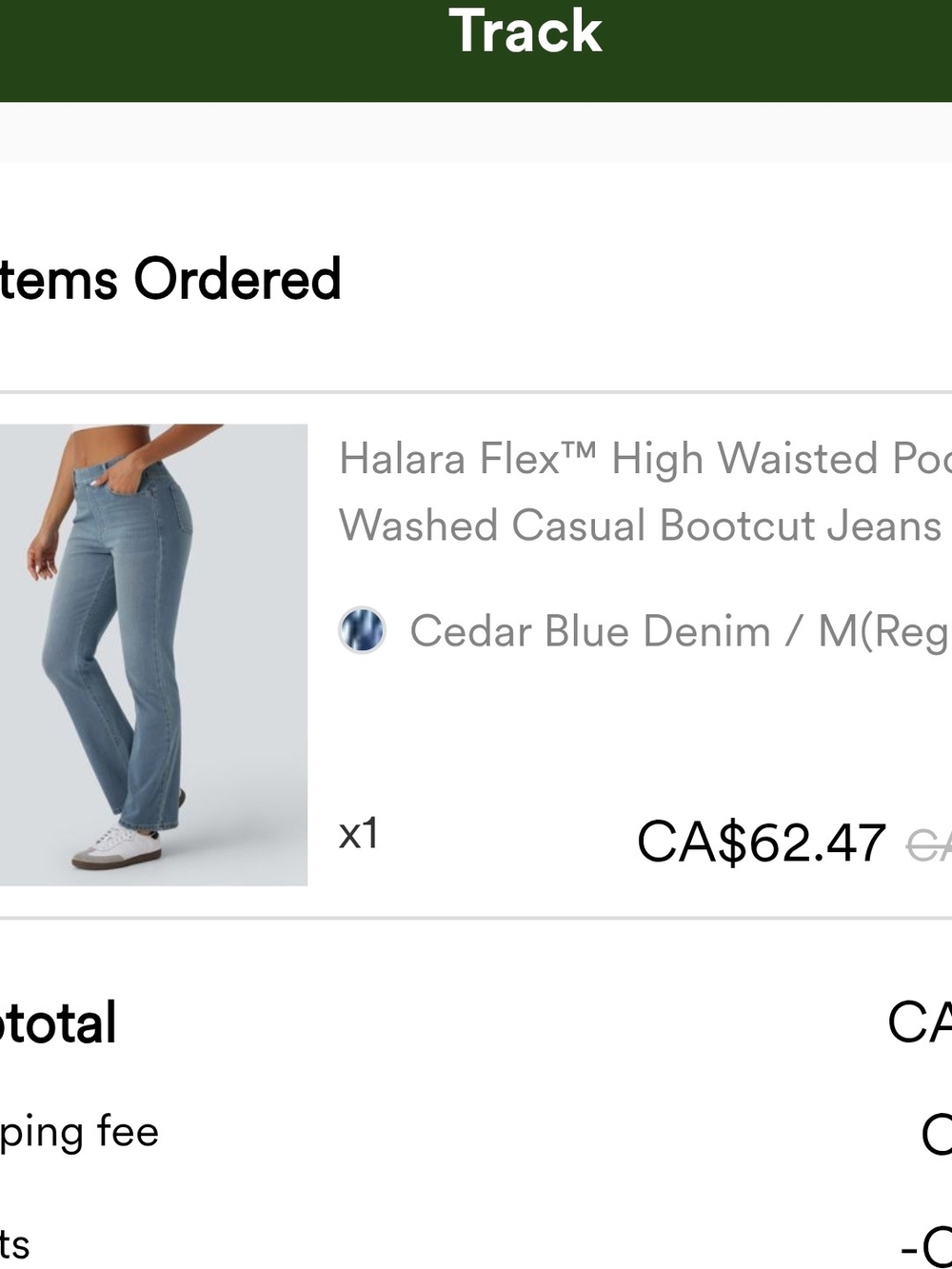 HALARA Light Blue Flare Jeans - Picture 2 of 7